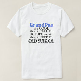 Opa is cool beste oude school grappig schattig cit t-shirt