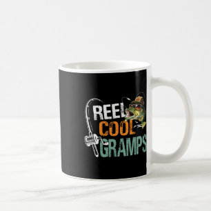 Opa is echt cool, vis-Opa verjaardag retro Koffiemok