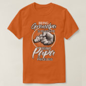 Opa is een eerwaarde die PaPa is, is zonder wrijvi T-shirt (Design voorkant)