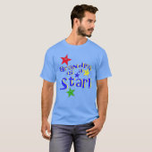 Opa is een sterrenShirt T-shirt (Voorkant volledig)