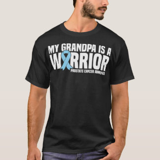 Opa is een Warrior Blue Ribbon Prostate Cancer A T-shirt