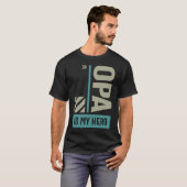 Opa is Mijn Hero T-shirt (Voorkant volledig)