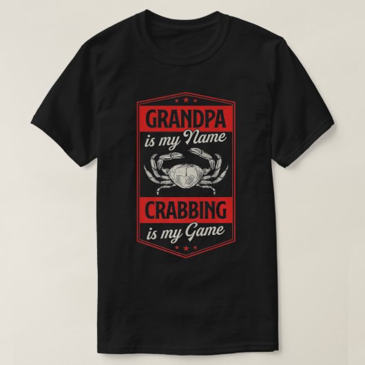 Opa is mijn naam krabbelen... is mijn Spamgrappige T-shirt (Design voorkant)