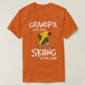Opa is mijn naam Skinng is mijn spelletje Happy Sk T-shirt (Design voorkant)