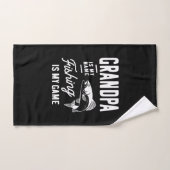 Opa is mijn naam Vist mijn spelcadeau Handdoek (Handdoek)