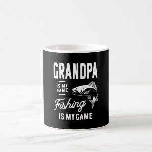 Opa is mijn naam Vist mijn spelcadeau Koffiemok