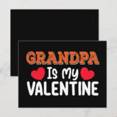Opa is mijn Valentijnsdag familie zoon dochter Briefkaart (Voorkant / Achterkant)