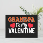 Opa is mijn Valentijnsdag familie zoon dochter Kaart (Staand voorkant)