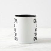 Opa is nog steeds cooler dan de kleinkinderen mok (Midden)