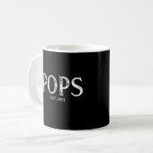 Opa Jaar Oprichting Koffiemok (Voorkant links)
