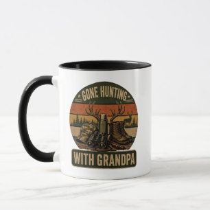Opa jachtcadeau vintage jager mok