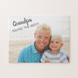 Opa Je bent de beste opa opa foto van opa Legpuzzel