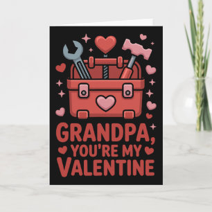 Opa, jij bent mijn Valentijn omhelzing hartelijke Kaart