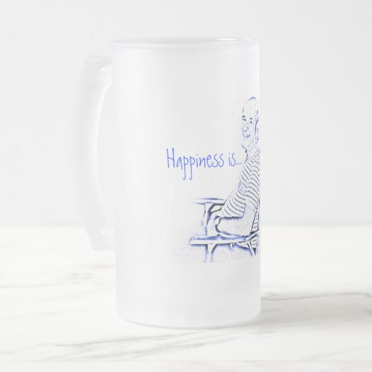 Opa joe, Geluk is... Matglas Bierpul (Voorkant links)