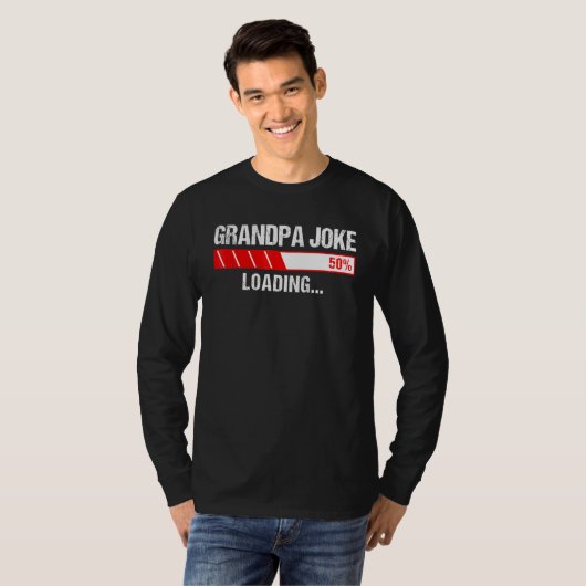 Opa Joke design opa Joke Loading T-shirt (Voorkant volledig)