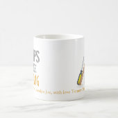 Opa kan alles oplossen wat griezelige Typografie i Koffiemok (Center)