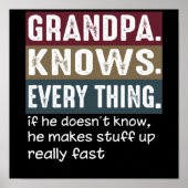 Opa kent alles wat  is poster (Voorkant)