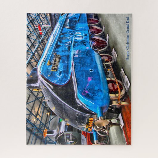 Opa Kerstmis. Jigzaag Puzzle Legpuzzel (Verticaal)