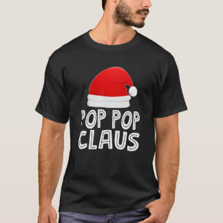 Opa Kerstpyjama Santa Claus POP POP Clau T-shirt