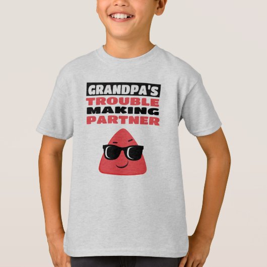 Opa-Kinder Tagless ComfortSoftT-Shirt T-shirt (Voorkant)
