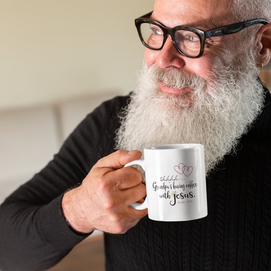 OPA KOFFIE MET JEZUS Christelijk Rustige Tijd Koffiemok