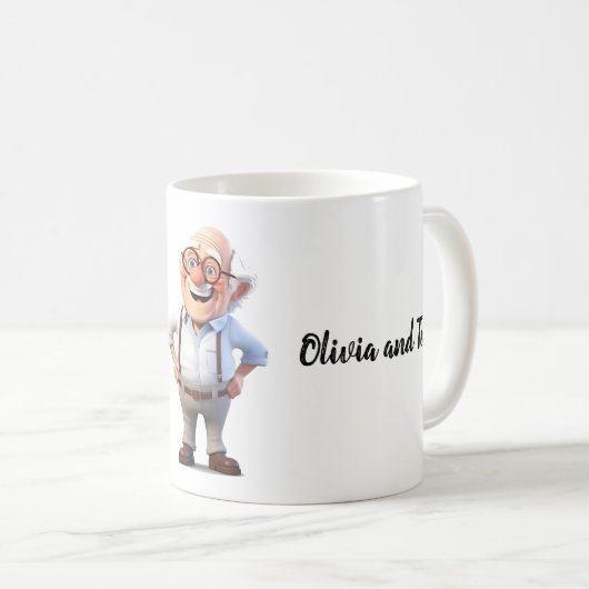 Opa koffiemok (Voorkant rechts)