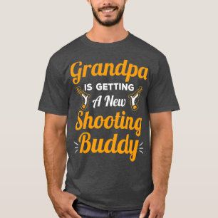 Opa krijgt een nieuwe schietende begroting voor ni t-shirt