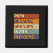 Opa kunst voor mannen Opa Ouder Vader Magneet (Voorkant)