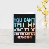 Opa Kunst Voor Opa Papa Van Kleinkinderen Kaart (Gele Bloem)