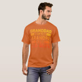 Opa kunst voor opa van kleinkinderen vaders dag t-shirt (Voorkant volledig)