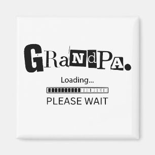 Opa Lade Funny Zwangerschap Openbaring Vader Cadea Magneet