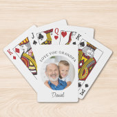 Opa Lief Foto Pokerkaarten