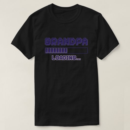 Opa Loading Zwangerschaps Reveal T-shirt (Design voorkant)