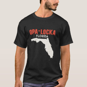 Opa locka Florida USA State America Travel Floridi T-shirt