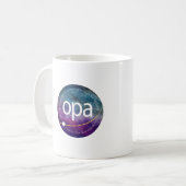 OPA logo Coffee Mok (Voorkant links)