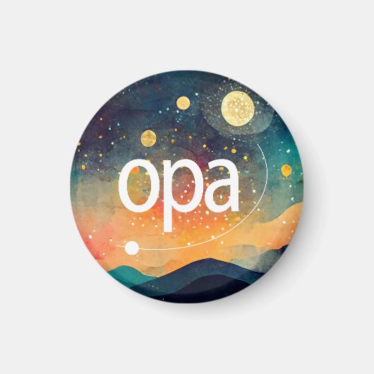 OPA Logo-magneet Magneet (Voorkant)