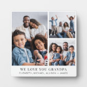 Opa Love You 3 Fotocollage Fotoplaat (Voorkant)
