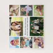 Opa Love You Photo Collage Persoonlijk Legpuzzel (Verticaal)