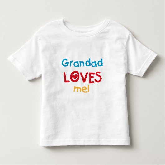 Opa Loves Me T-shirts en geschenken (Voorkant)