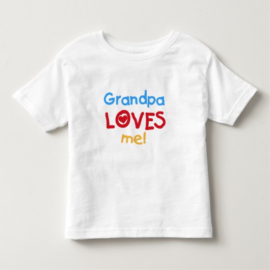 Opa Loves Me T-shirts en geschenken (Voorkant)