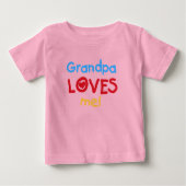 Opa Loves Me T-shirts en geschenken (Voorkant)
