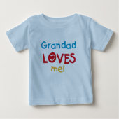Opa Loves Me T-shirts en geschenken (Voorkant)