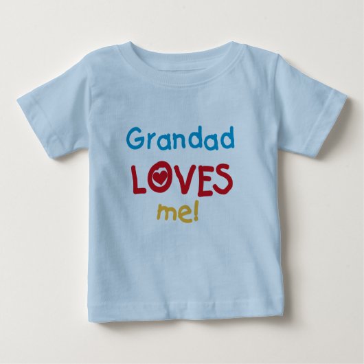 Opa Loves Me T-shirts en geschenken (Voorkant)