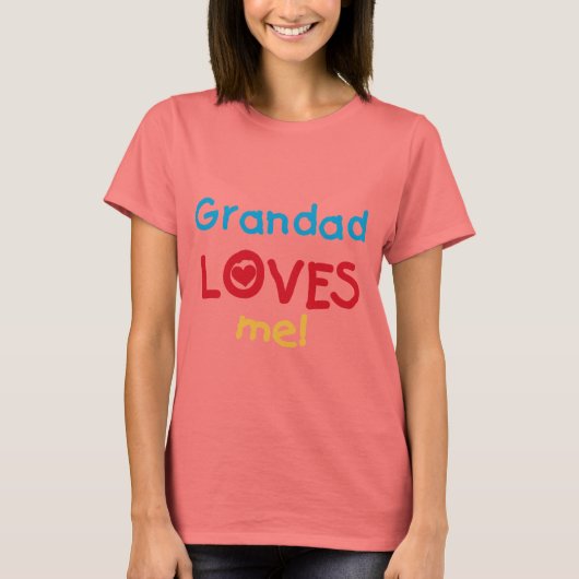Opa Loves Me T-shirts en geschenken (Voorkant)