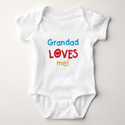 Opa Loves Me T-shirts en geschenken (Voorkant)