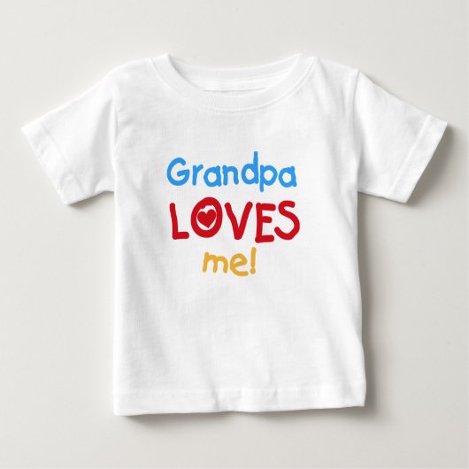 Opa Loves Me T-shirts en geschenken (Voorkant)