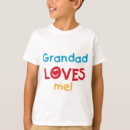 Opa Loves Me T-shirts en geschenken (Voorkant)