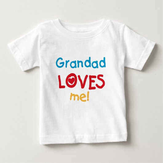Opa Loves Me T-shirts en geschenken (Voorkant)