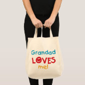 Opa Loves Me T-shirts en geschenken Tote Bag (Voorkant (product))