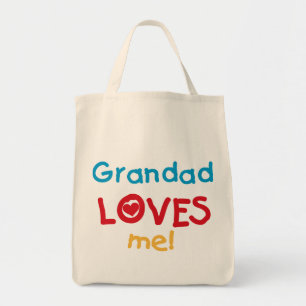 Opa Loves Me T-shirts en geschenken Tote Bag